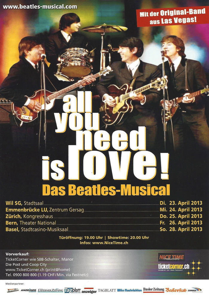 Das Beatles-Musical - All You Need Is Love! (2013)